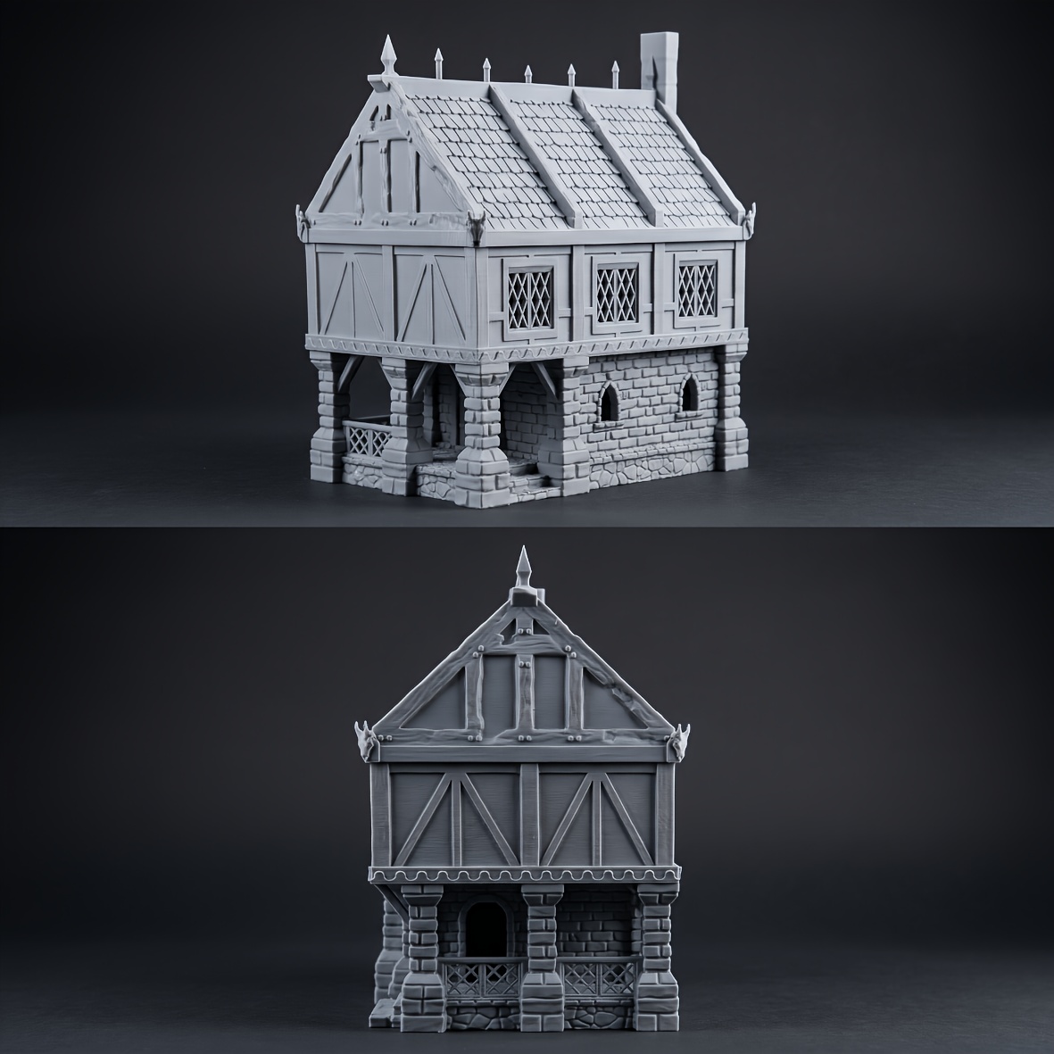 Timberhold Cottage Miniature for Tabletop Games